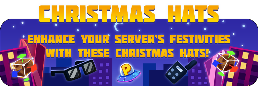 Enhance your Minecraft server with these Christmas hats!