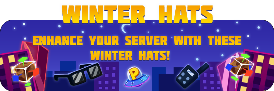 Enhance your Minecraft server with these winter hats!