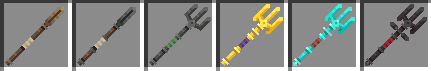 Custom trident models for Minecraft: Java Edition.